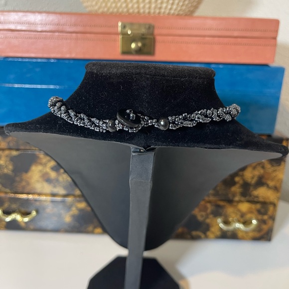 Bohemian Multi-Color Inlay Shell Pendant Necklace - Picture 4 of 4